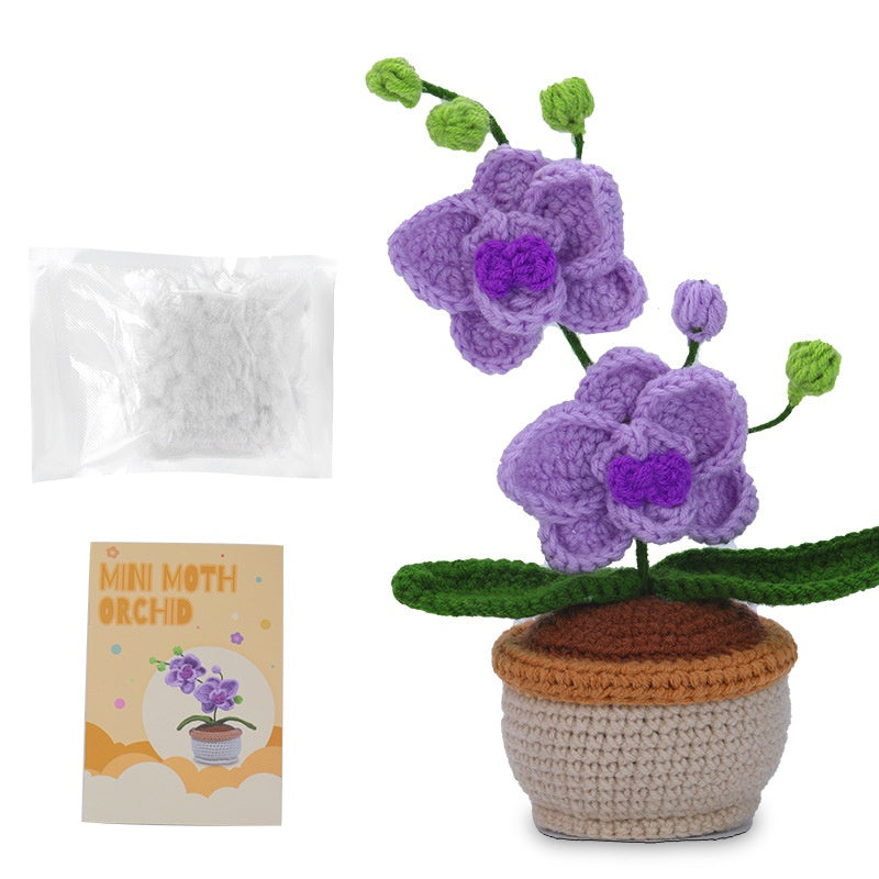 Kit crochet DIY série plantes – orchidée papillon, vue du produit