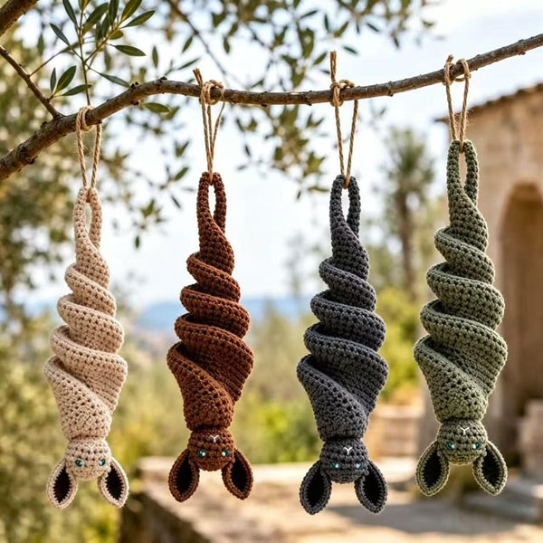 Kit crochet DIY chauve-souris d'Halloween, vue du produit