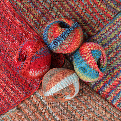 Fil à crocheter pour châle, écharpe et bonnet, vue 1 sur 7